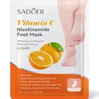 Отшелушивающая маска-носки для ног Sadoer, апельсин, 35 г