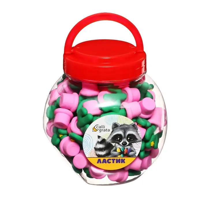 Ластик фигурный Ластик фигурный "Кактус", МИКС