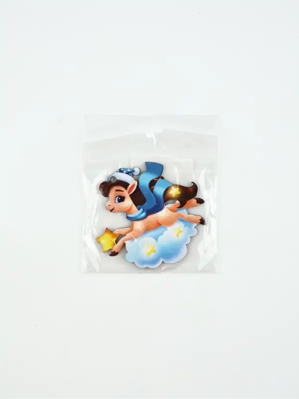 Елочное украшение «Лошадка и облако», 7.7×6.9 см Елочное украшение «Лошадка и облако», 7.7×6.9 см