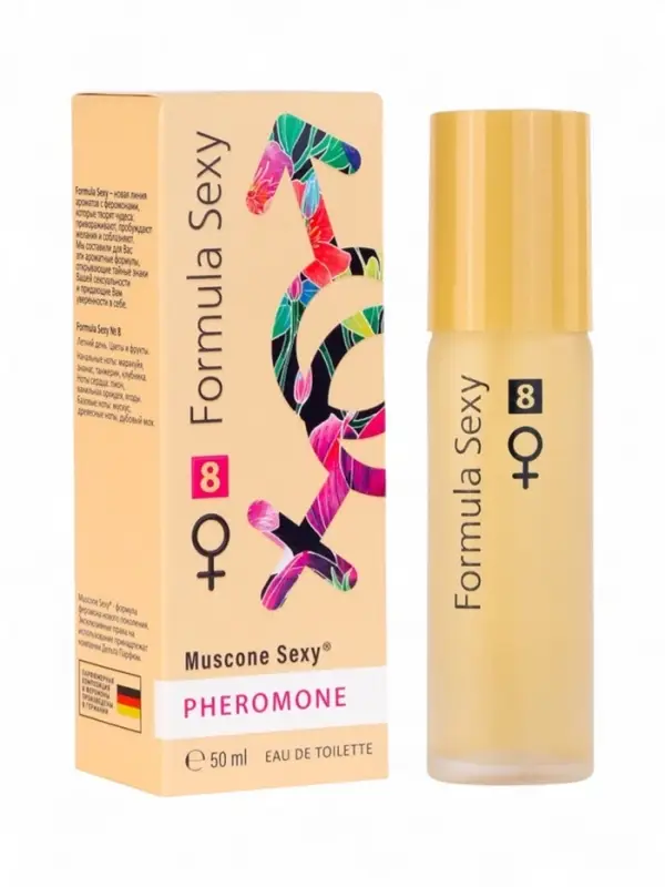Туалетная вода женская с феромонами FORMULA SEXY №8, 50 мл Туалетная вода женская с феромонами FORMULA SEXY №8, 50 мл