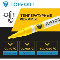 Маркер лаковый Topfort Paint 2 мм желтый