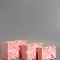 Наборок коробок 3 в 1 прямоугольные 23*16*9.5 21*14*8.0 19*12*6.5 см