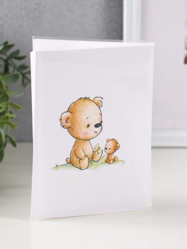 Фотоальбом 36 фото 10X15см, "Мишки",  ПП карм.,мягкая обложка