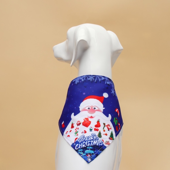 Новый год. Бандана для животных "Новогодняя", размер L (ОШ до 62 см)