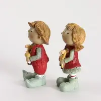 Фигурка &laquo;Малыши с оленем&raquo;, набор 2 шт., 4.5&times;3.5&times;9.5 см