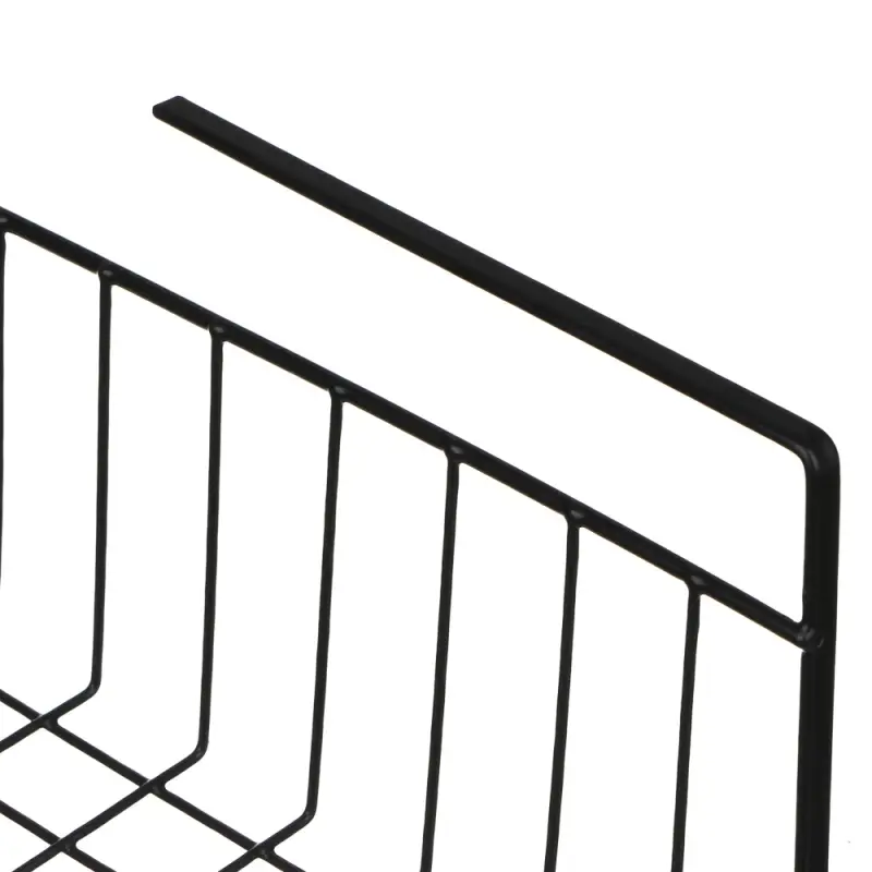 Корзина подвесная на полку тм VETTA, 35х26х13,5см, металл, цвет черный