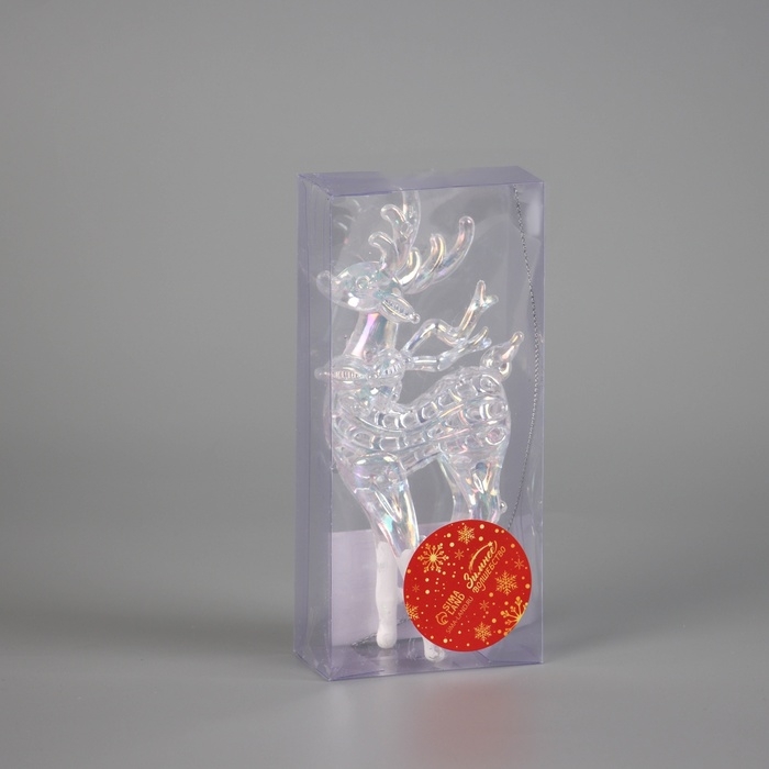 Украшение ёлочное Украшение ёлочное "Созвездие" олень с белыми копытами, 16х7,5 см