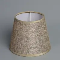 Абажур BayerLux &laquo;Кантри. Рогожка&raquo;, E27 или E14, бежевый, 16&times;16&times;13 см