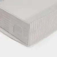 Кондитерская упаковка, коробка для макарун с PVC крышкой, «Лаванда», 18 х 12 х 3.5 см