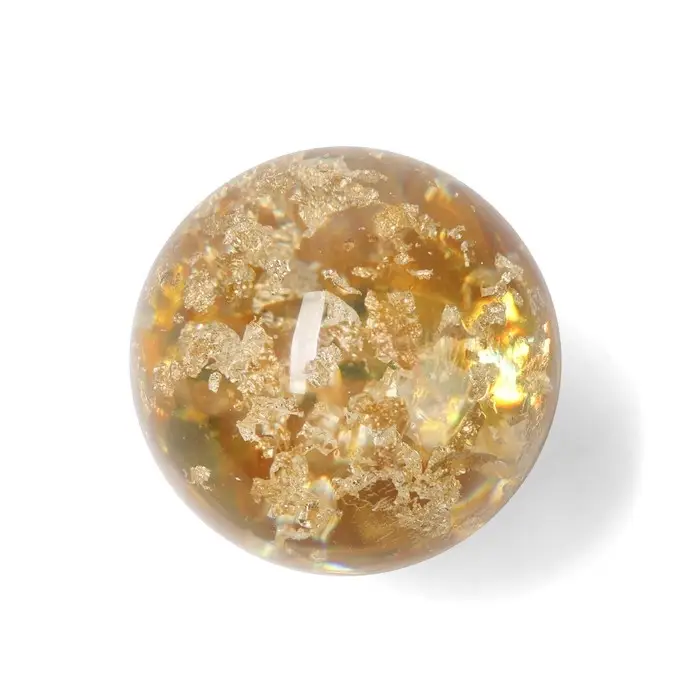 Ручка-кнопка CAPPIO PK106, d=25 мм, пластик, цвет золото