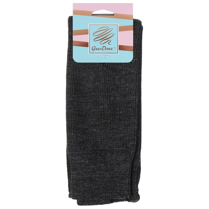 Гетры для гимнастики и танцев Grace Dance №1, длина 60 см, цвет серый Гетры для гимнастики и танцев Grace Dance №1, длина 60 см, цвет серый