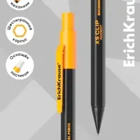 Карандаш механический ErichKrause. XS Clip Accent, 0.7 мм, НВ, МИКС