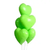 Шары воздушные полимерные 18" "Сердце неон", цвет зеленый Шары воздушные полимерные 18" "Сердце неон", цвет зеленый