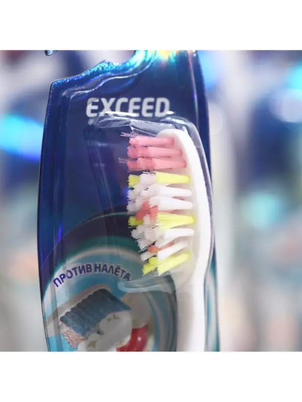 Зубная щётка Rendall Exceed, мягкая, микс, 1 шт.