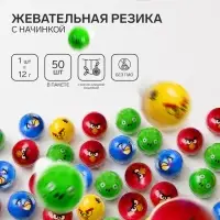 Жевательная резинка &laquo;Злые птицы&raquo;, набор, 12 г &times; 50 шт.