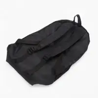 Рюкзак складной на молнии, с сетчатыми карманами, размер 31&times;11&times;39 см, чёрный