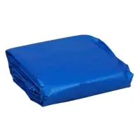 Тент защитный, 5&times;3 м, плотность 180 г/м&sup2;, УФ, люверсы шаг 1 м, синий