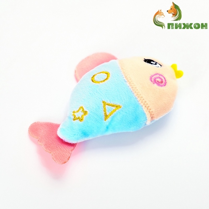 Игрушка для кошек с кошачьей мятой  Игрушка для кошек с кошачьей мятой "Рыба", 8,7 см
