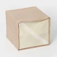 Короб для мелочей LaDо́m &laquo;Франческа&raquo;, 2 выдвижных ящика, 22&times;22&times;20.5 см, бежевый