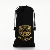 Стопки в чехле &laquo;Тигр&raquo;: нержавеющая сталь, набор 3 шт.&times;30 мл