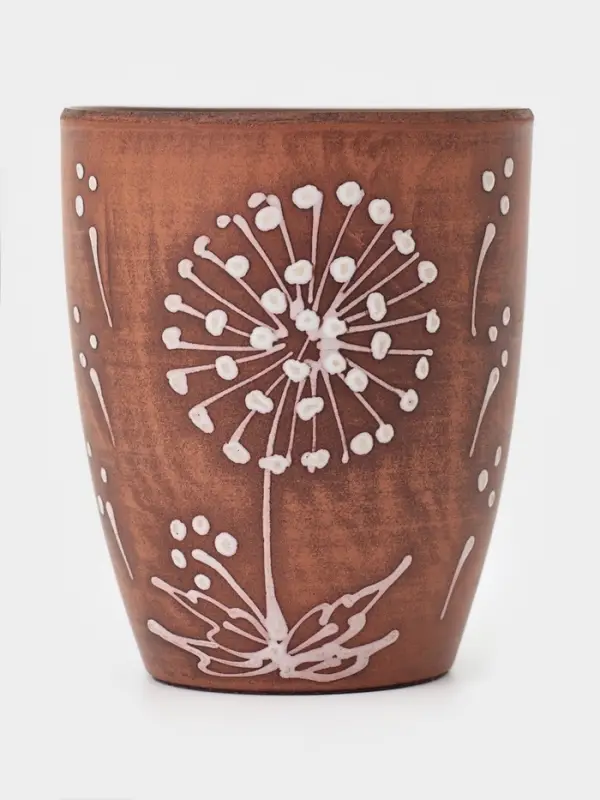 Стакан &laquo;Одуванчик&raquo;, 300 мл, красная глина