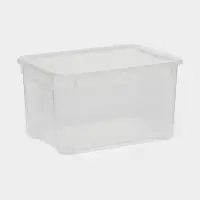 Ящик для хранения &laquo;Кристалл XS Plus&raquo;, 16 л, 38.9&times;27.5&times;21.5 см, с крышкой, прозрачный