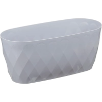 Горшок д/цветов Laurel 354х152х150мм,5л с дренажной вставк(сер),221611135