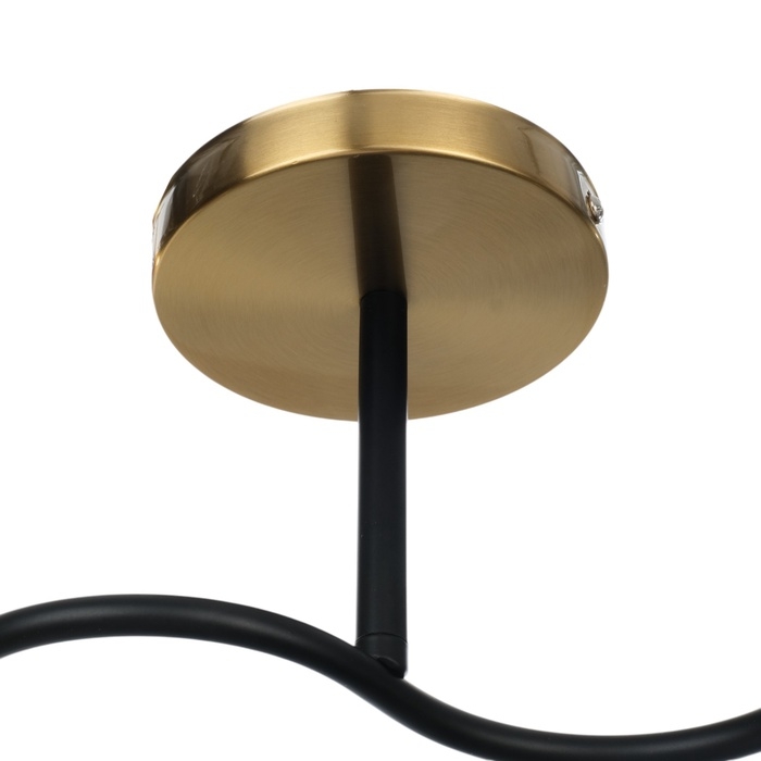 Люстра Люстра "Дассе" 2хЕ27 40Вт черно-бронзовый 47х15х24 см