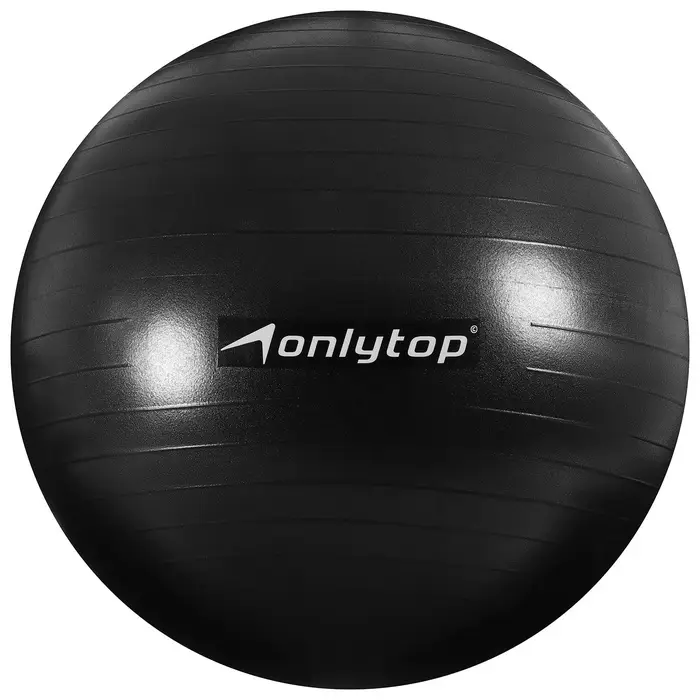 Фитбол ONLYTOP, d=65 см, 900 г, антивзрыв, МИКС