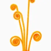 Синельная проволока, набор 100 шт., оранжевая, 30 см