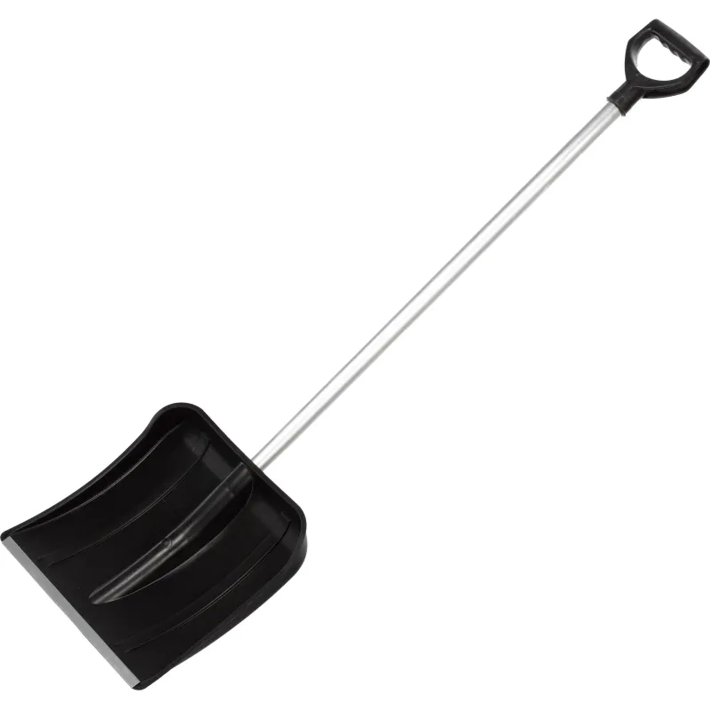 Лопата д/уборки снега с прямым алюминиевым черенком ковш 40х37см