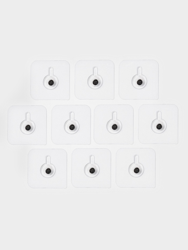 Крючки для полок самоклеящиеся с болтиком, винтовые, 5,5×5,5 см, 10 шт