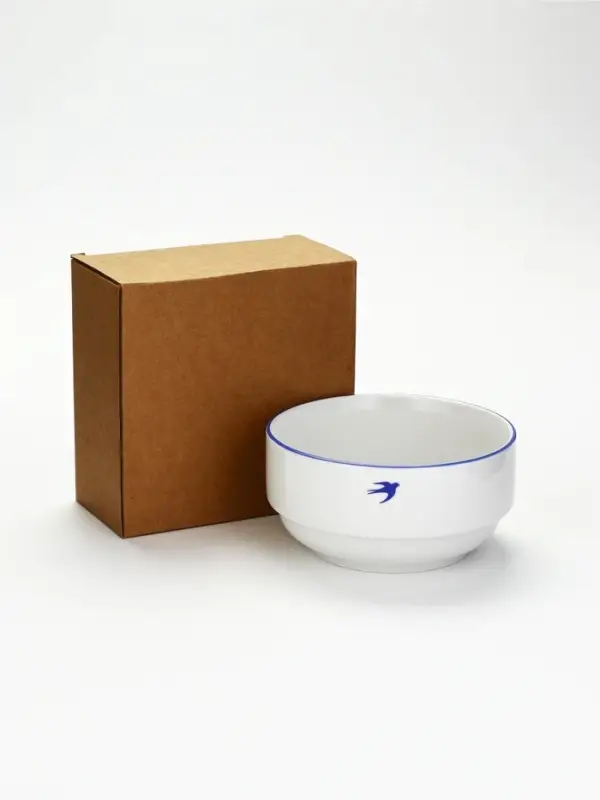 Тарелка суповая керамическая &laquo;Ласточка&raquo;, 14.6&times;7.5 см, 800 мл, ручная работа