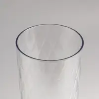 Ваза для цветов &laquo;Венера&raquo;, 25.5&times;11.5 см, диагональ, пластик, прозрачная