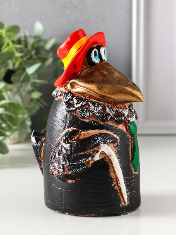 Копилка "Ворон" 18х12х13 см,