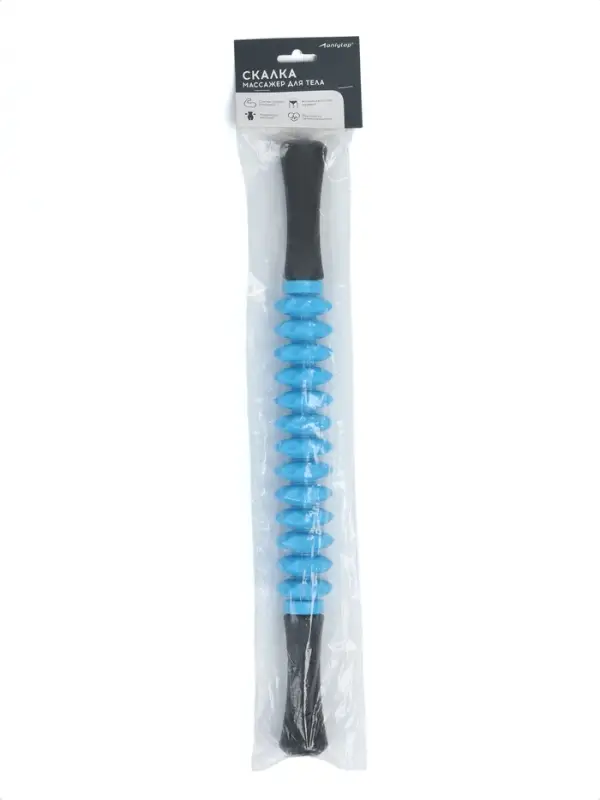 Массажер для тела &laquo;Скалка&raquo;, голубой
