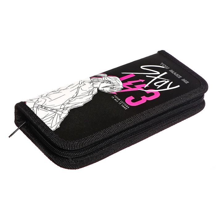 Пенал 1 секция, 90 х 195 х 25 мм, Calligrata Пенал 1 секция, 90 х 195 х 25 мм, Calligrata "Аниме мотивация", ламинированный картон