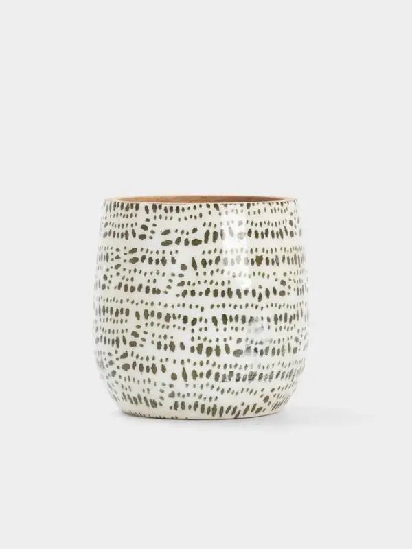 Стакан &laquo;Зебра&raquo;, 10&times;10&times;10 см, дерево