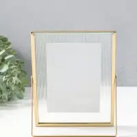 Фоторамка металл 10х15 см "Тонкая полоска" 0,8х15,5х20,5 см