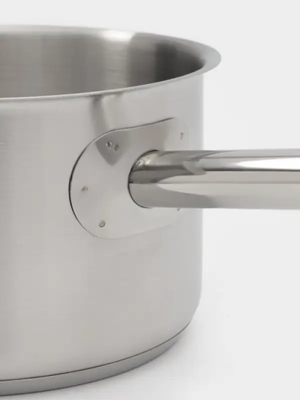 Ковш Hanna Kn&ouml;vell, 2.8 л, d=18, h=11 см, с крышкой, толщина стенки 0.8 мм, индукция, нержавеющая сталь