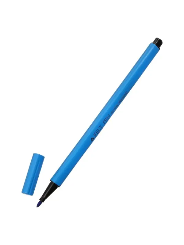 Фломастеры 24 цветов, в пластиковом пенале