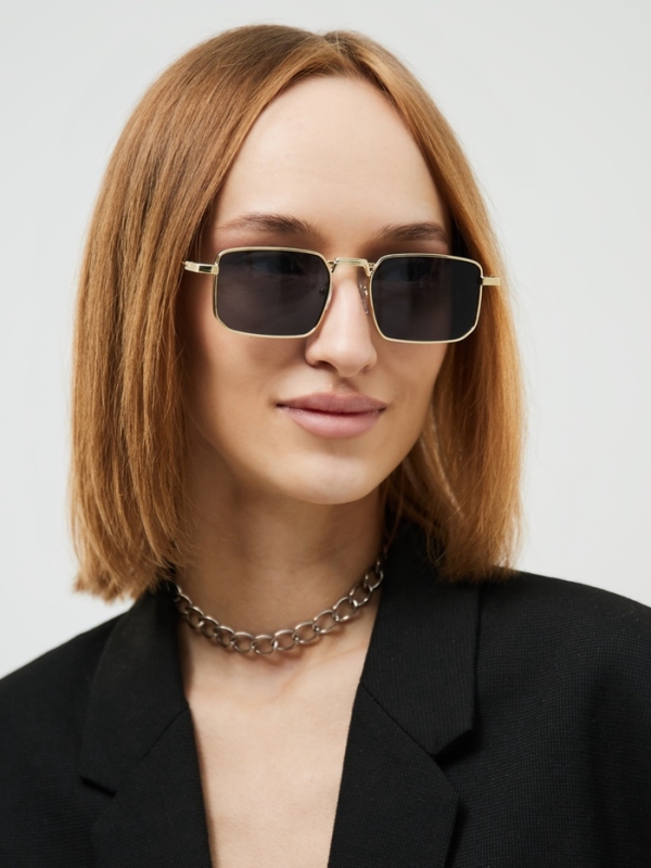 Очки солнечные, uv 385, черная линза Очки солнечные, uv 385, черная линза