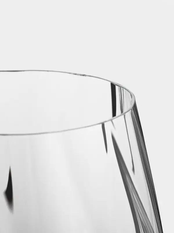 Бокалы для белого вина CRYSTAL BOHEMIA CREX OPTIC, 480 мл, набор 2 шт., стекло, прозрачные