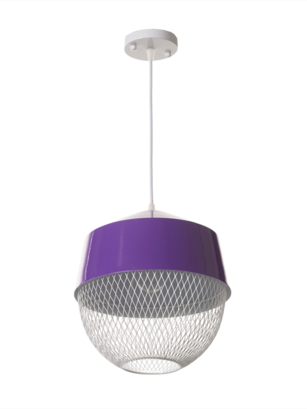 Светильник Lea 1х40Вт Е27 темно-фиолетовый 26х26х32см Светильник Lea 1х40Вт Е27 темно-фиолетовый 26х26х32см