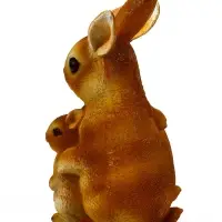 Фигура садовая  26*17*13 см  "Семья зайцев"
