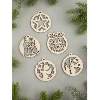 Ёлочная игрушка &laquo;Новогодние шарики&raquo;, набор 15 шт.