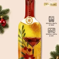 Блюдо сервировочное новогоднее &laquo;На счастье&raquo;, 12&times;35 см