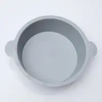 Миска для собак, 3 л, круглая, цвет МИКС