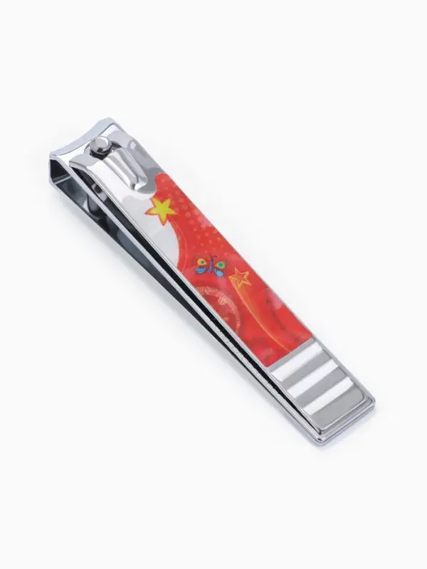 Кусачки книпсер педикюрные, с пилкой, 8 см, в коробке, МИКС