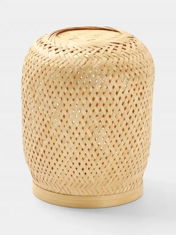 Корзинка плетёная из бамбука, 20&times;20&times;28 см